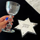 Personalized Magen David Kiddush Cup Tray