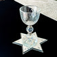 Personalized Magen David Kiddush Cup Tray