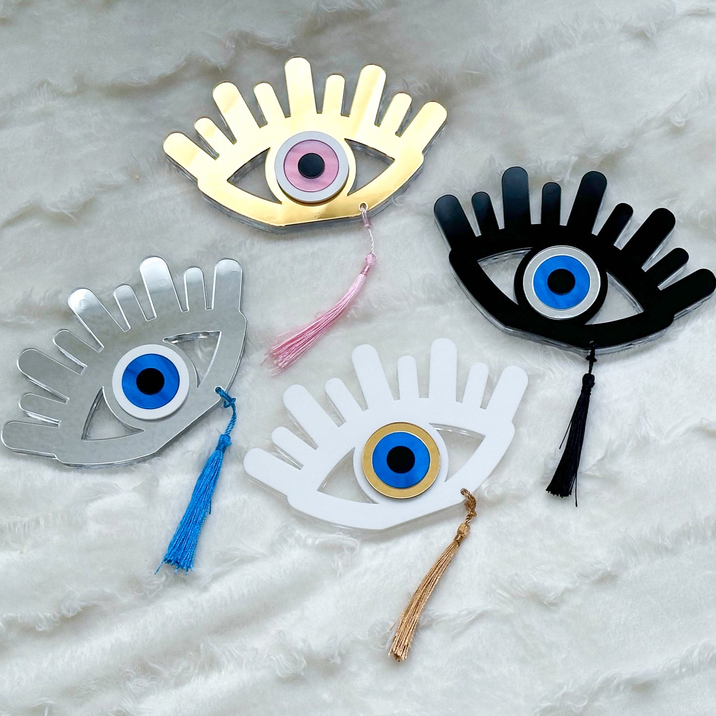 Acrylic Evil Eye Sculpture