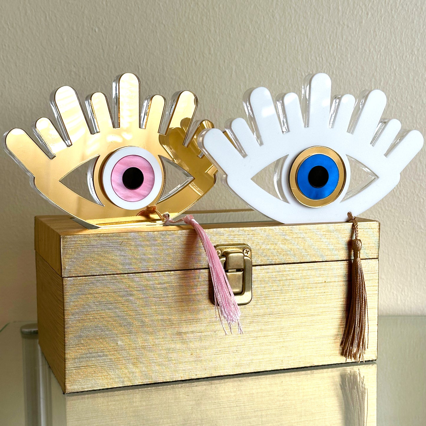 Acrylic Evil Eye Sculpture