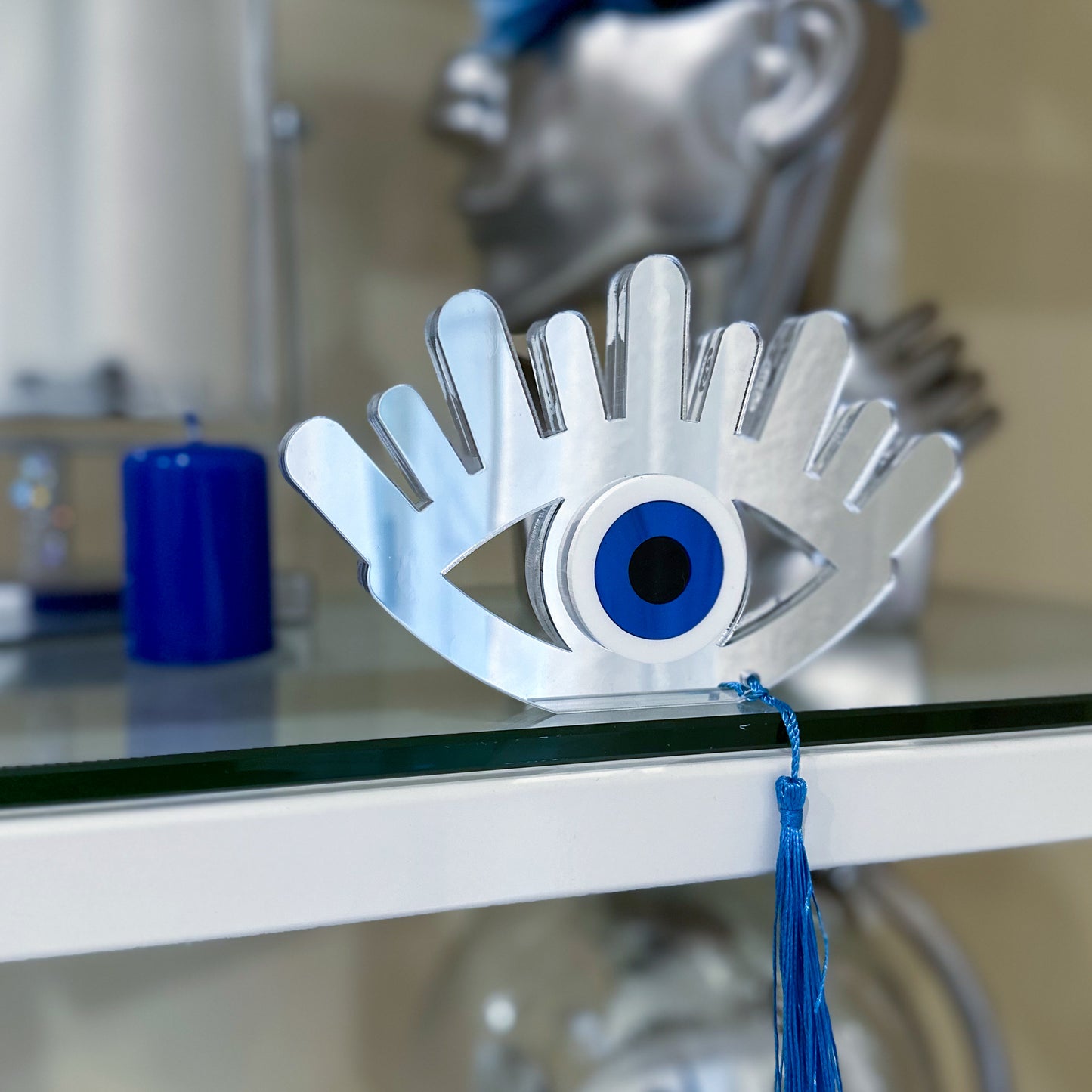 Acrylic Evil Eye Sculpture