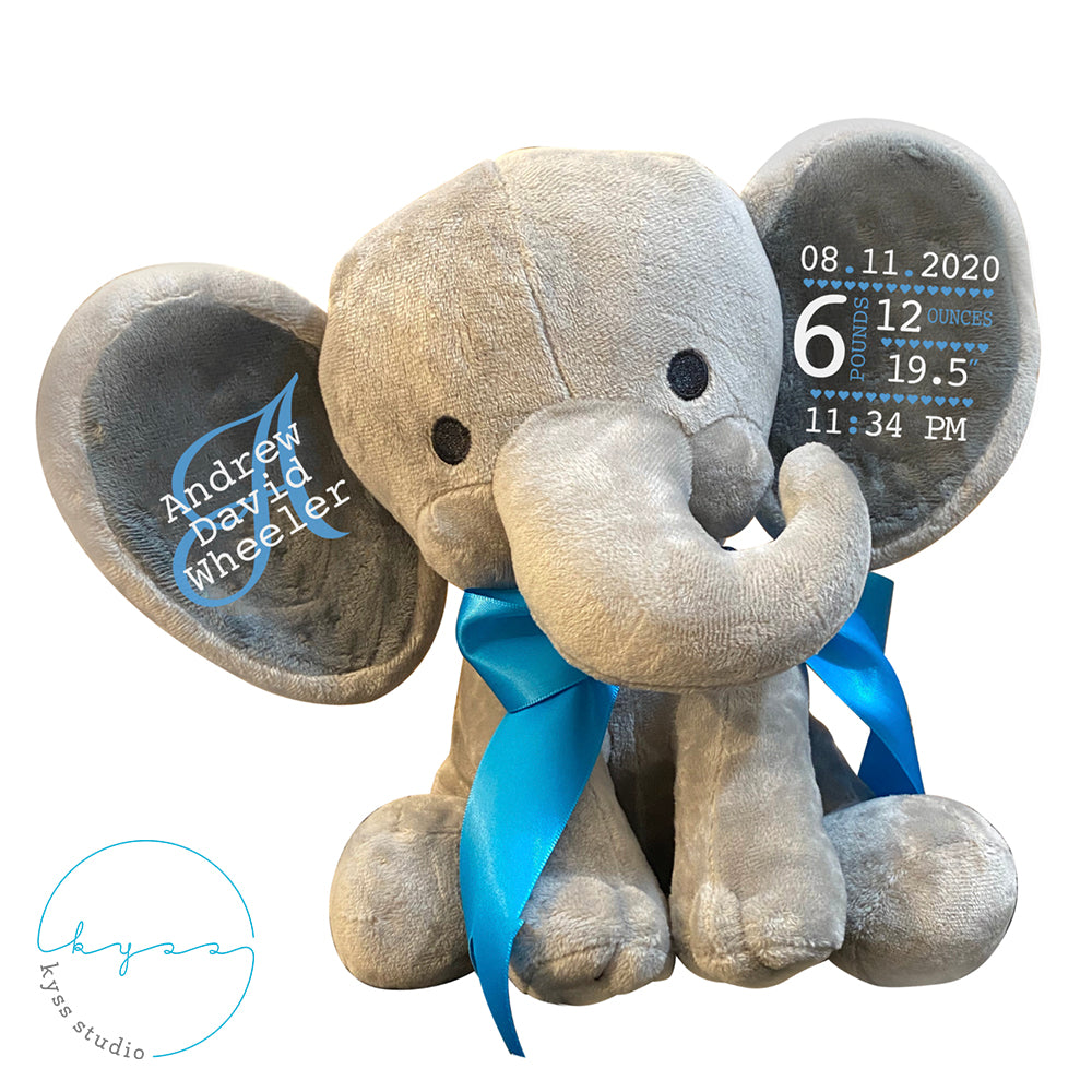 Stuffed Animal Plush Toy - Collector's Edition Baby Elephant