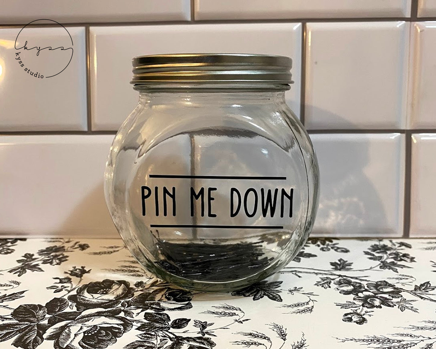 Bathroom Jars, Bathroom Decor, Funny Bathroom Decor, Pin Me Down